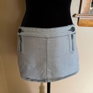 Stylish Gray Mini Skirt